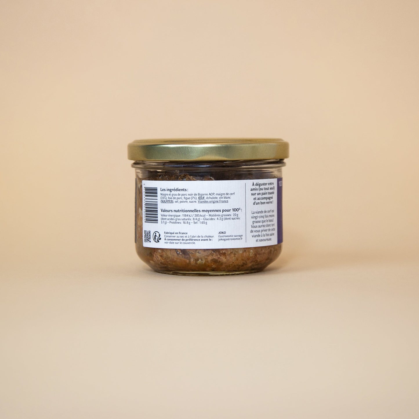 Terrine de cerf aux figues