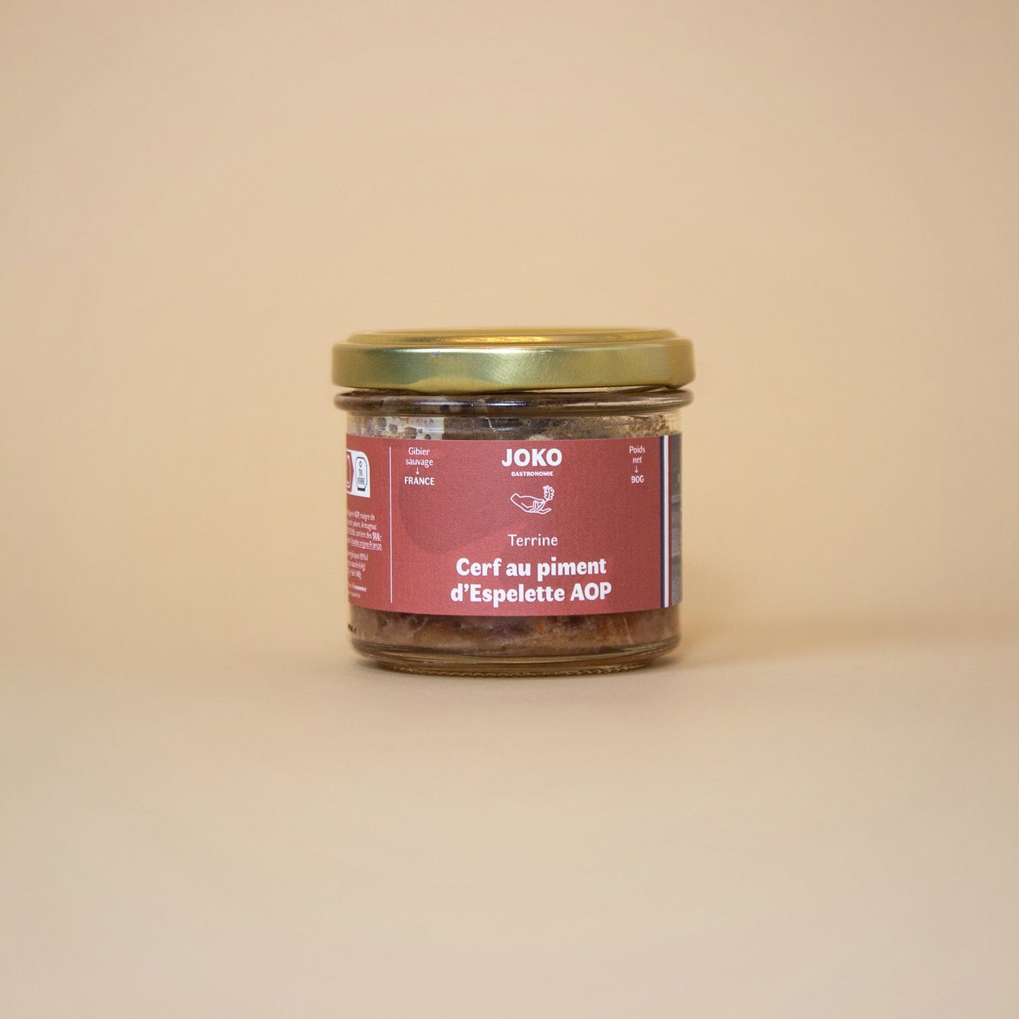 Terrine de cerf au piment d'Espelette savoureuse