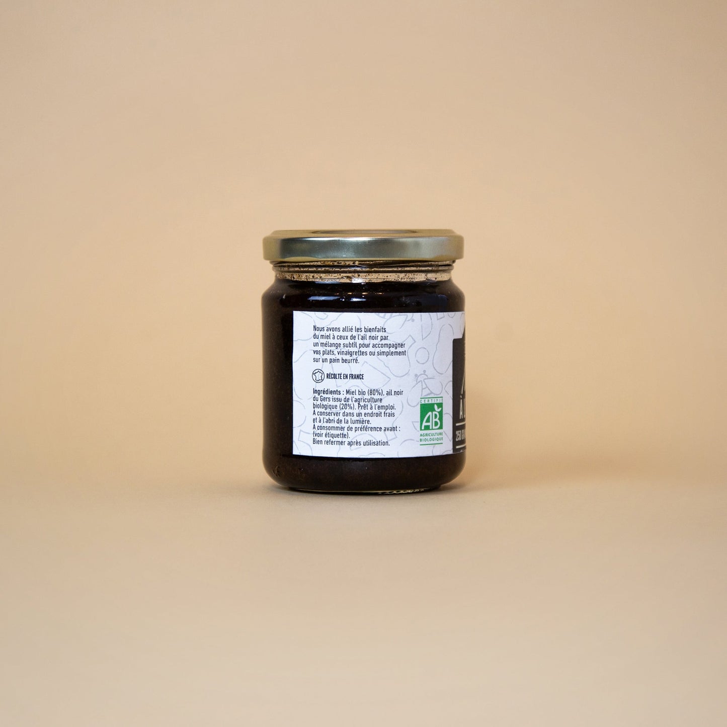 Miel à l'ail noir Bio