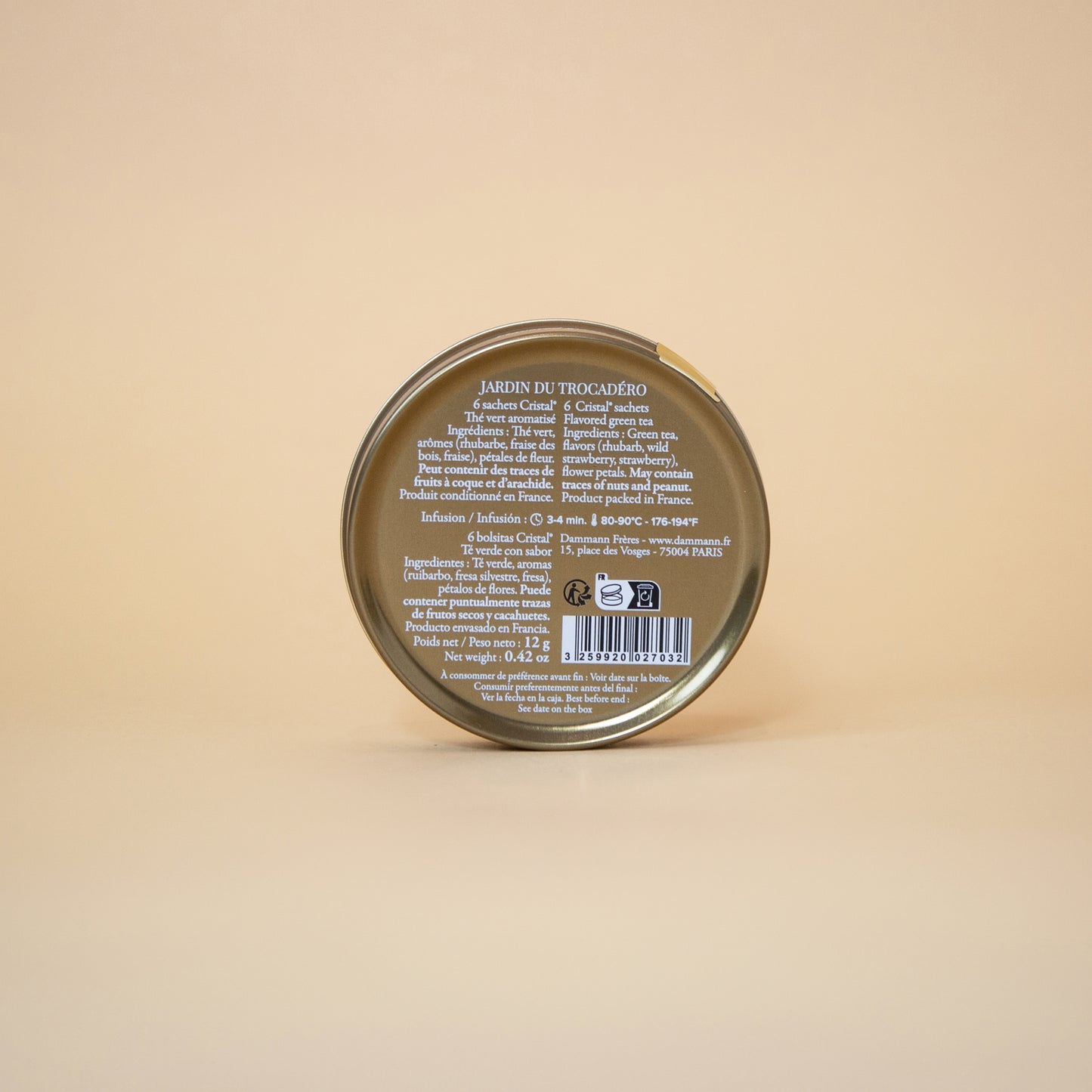 Boite en Métal - Jardin du Trocadero