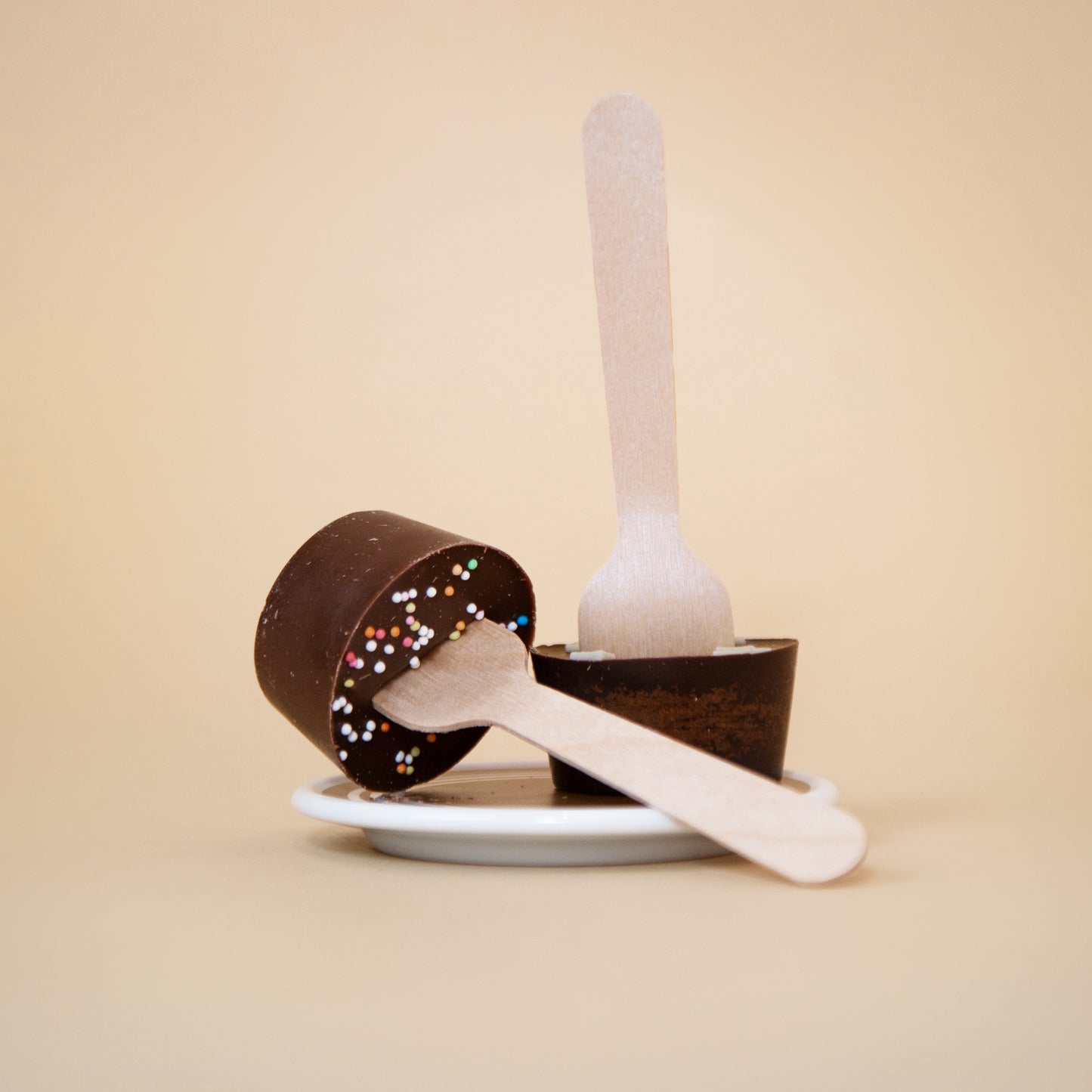 Cuillère pour chocolat chaud - Chocolat noir